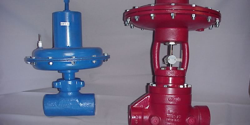 Aftermarket replacement parts for Fisher pressure controllers, and Norriseal level controllers